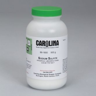 Sodium Sulfite, Anhydrous, Laboratory Grade, 500 g