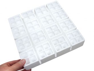 Quads, 4-Cell Foam Planters, Pack of 16