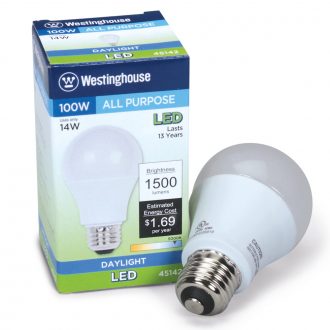 Replacement LED Light Bulb, 15.5 W