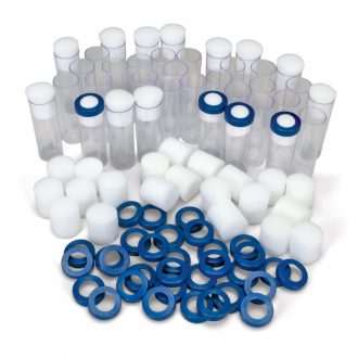 Drosophila Culture Vial Set 2 (72 vials, plugs, caps)