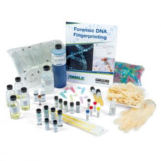 DNALC Forensic DNA Fingerprinting Kit with CarolinaBLU® (with perishables)