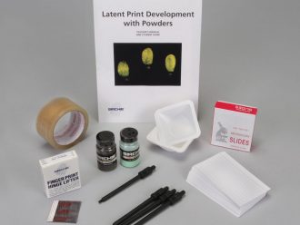Latent Print Development with Powders Kit