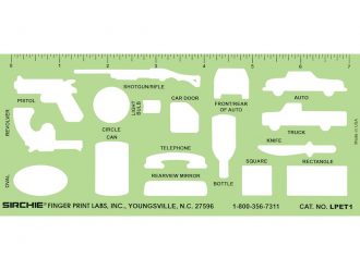 Latent Print Evidence Sketching Template