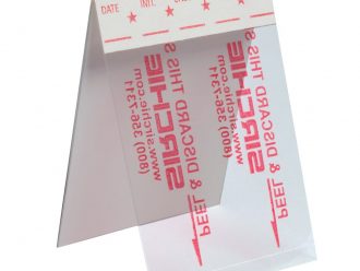 Hinge Fingerprint Lifter, White, 1-1/2 x 2'', Pack of 24