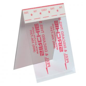 Hinge Fingerprint Lifter, White, 1-1/2 x 2'', Pack of 24