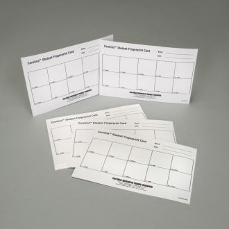Carolina® Basic Fingerprinting Cards, Pack of 50