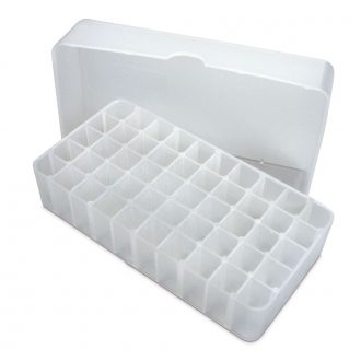 Microcentrifuge Tube Storage Box, holds 50 tubes
