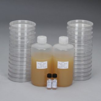 Luria Broth Agar + Kanamycin Ready-to-Pour Media Set