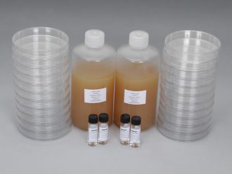 Luria Broth Agar + Ampicillin + Kanamycin Ready-to-Pour Media Set