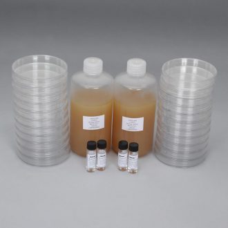 Luria Broth Agar + Ampicillin + Kanamycin Ready-to-Pour Media Set