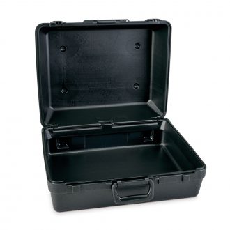 Human Skeleton Storage Case, Black Plastic