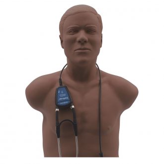 SAM Basic® Adult Auscultation Manikin, Dark Skin Tone