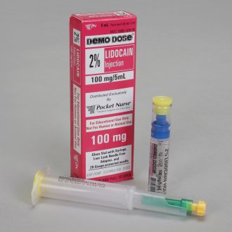 Demo Dose® Lidocain 2%, 5-mL Syringe
