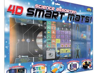 Assorted Science 4-D Smart Mats, Set of 3