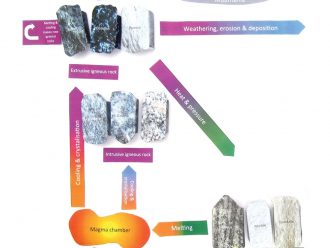 Origami Organelles™ 3-D Paper Model Kit: Rock Cycle