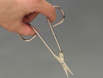 Dissecting Scissors, Nickel, Sharp/Sharp, Straight, 4-1/2''