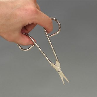 Dissecting Scissors, Nickel, Sharp/Sharp, Straight, 4-1/2''