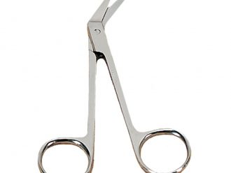 Dissection Scissors, Stainless Steel, Fine Points, Angular, 4 1/2 in
