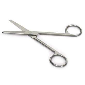 Dissecting Scissors, Mayo, Stainless Steel, Semi-Blunt, Straight, 5 1/2 in