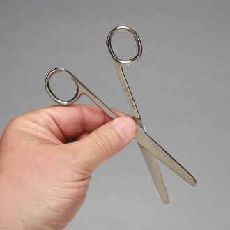 Surgical Scissors, Stainless Steel, Blunt/Blunt, Straight, 5 1/2 in