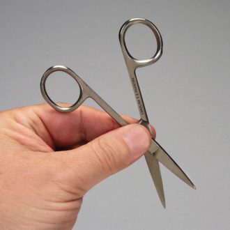 Surgical Scissors, Stainless Steel, Sharp/Sharp, Straight, 4 1/2 in