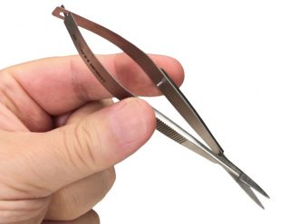 Iris Microdissecting Scissors, Stainless Steel, 1/2'' Blades, 4 3/4''