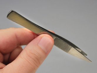 Dissecting Forceps, Economy, Stainless Steel, 4-1/2 inches