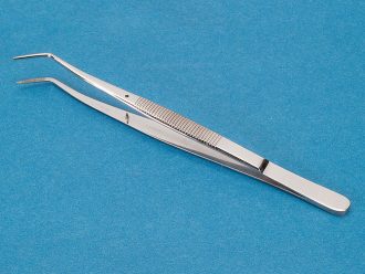 Utility Forceps, Stainless Steel, Curved, 6 in