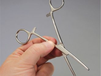 Rochester Pean Hemostatic Forceps, Stainless Steel, Straight, 5 1/2 in