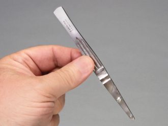 Scalpel, Screw-Lock, Nickel,No. 22 blade included, Uses Blades No. 20-25