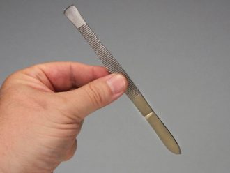 Cartilage Knife, Nickel, 1 3/4'' Blade, 6 1/4'' Handle with Scraper