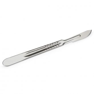 Scalpel Handle, Stainless-Steel, No. 4 with No. 22 Blade
