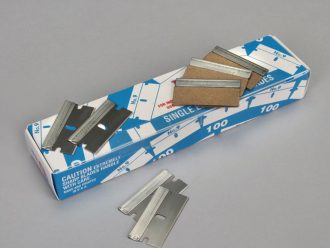 Razor Blades, Carbon Steel, Pack of 100