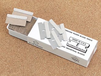 Razor Blades, Stainless Steel, Pack of 100
