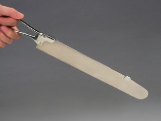 Charriere Bone Saw, Chrome, 8'' Cutting Edge, 11 1/2''