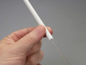 Dissecting Needle, Plastic Handle, Straight Point