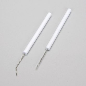 Dissecting Needle, Plastic Handle, Curved Point