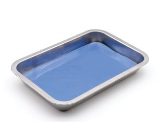 Standard Dissecting Pan, Stainless Steel, with Vinyl Pad