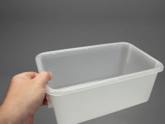 Sterilizing Tray, Polypropylene, 12 x 7 3/4 x 5 1/8 in