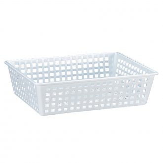 Cleaning/Draining Basket, Polyethylene, 15 3/4 x 11 3/4 x 4 in