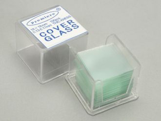 Coverslips, Student-Quality, Glass, 22 x 22 mm, Box of 100