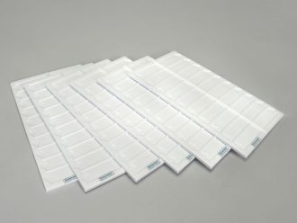Slide Tray, White Styrene, Holds Twenty 3 x 1'' Slides, Box of 6