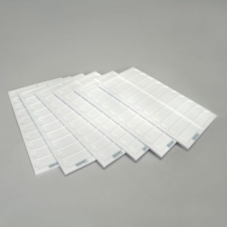 Slide Tray, White Styrene, Holds Twenty 3 x 1'' Slides, Box of 6