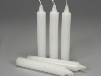 White Candle, Pack of 5