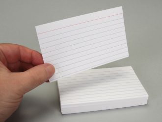 Index Cards, 3 x 5'', Pack of 100