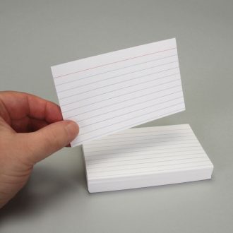 Index Cards, 3 x 5'', Pack of 100