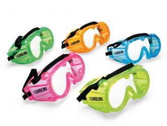 Safety Goggles, Large, Assorted Colors, Value Pack of 10