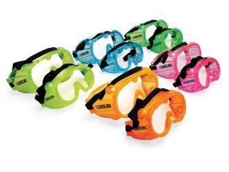 Safety Goggles, Small and Large, Assorted Colors, Value Pack of 20