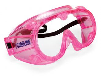 Safety Goggles, Large, Pink, Value Pack of 10