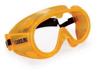 Safety Goggles, Large, Orange, Value Pack of 10